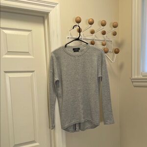 Autograph - Classic Crewneck Cashmere Long Sleeve - Grey - S